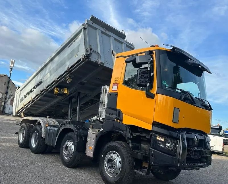 Renault K 440 8x4 • Bordmatik • Klima • Meiller • Euro 6 • 3-stronna wywrotka • 299 000 km - Volquete camión: foto 4 Renault K 440 8x4 • Bordmatik • Klima • Meiller • Euro 6 • 3-stronna wywrotka • 299 000 km - Volquete camión: foto 4
