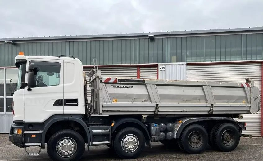 Scania G 450 8x4 | Meiller Bordmatik Wywrotka trójstronna | Retarder | 298.000 km!!!! | Euro 6 |1 właściciel - Volquete camión: foto 5 Scania G 450 8x4 | Meiller Bordmatik Wywrotka trójstronna | Retarder | 298.000 km!!!! | Euro 6 |1 właściciel - Volquete camión: foto 5