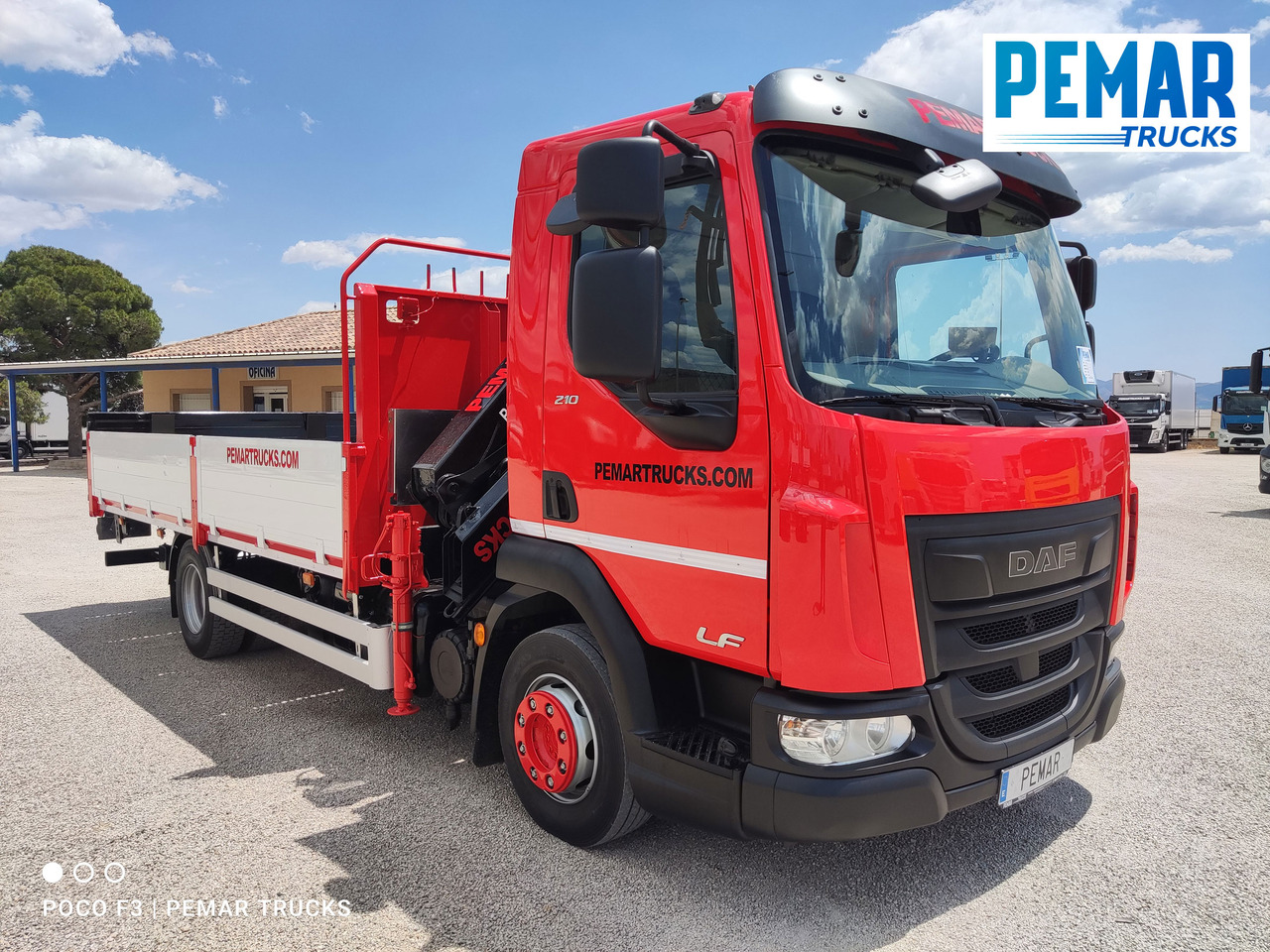 DAF LF 210 GRUA CAJA FIJA - Camión caja abierta, Camión grúa: foto 4 DAF LF 210 GRUA CAJA FIJA - Camión caja abierta, Camión grúa: foto 4