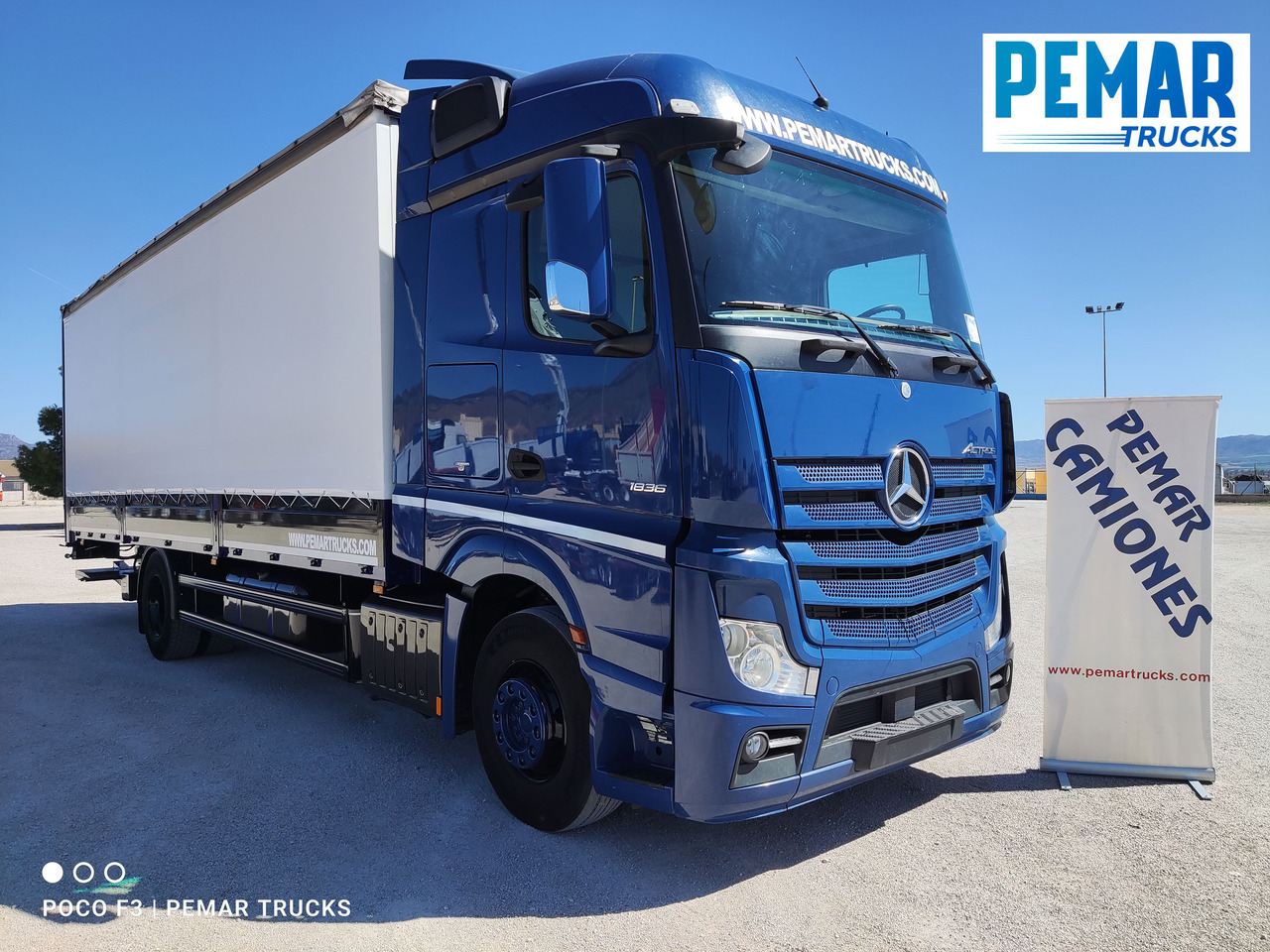 MERCEDES-BENZ ACTROS 1836 SEMITAUTLINER 18T - Camión lona: foto 3 MERCEDES-BENZ ACTROS 1836 SEMITAUTLINER 18T - Camión lona: foto 3