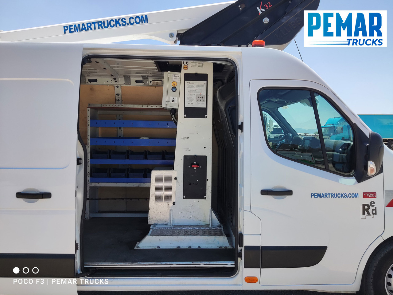 Furgoneta de pasajeros RENAULT MASTER 2.3 DCI CESTA ELEVADORA  PORTAPERSONAS 150 CV: foto 11