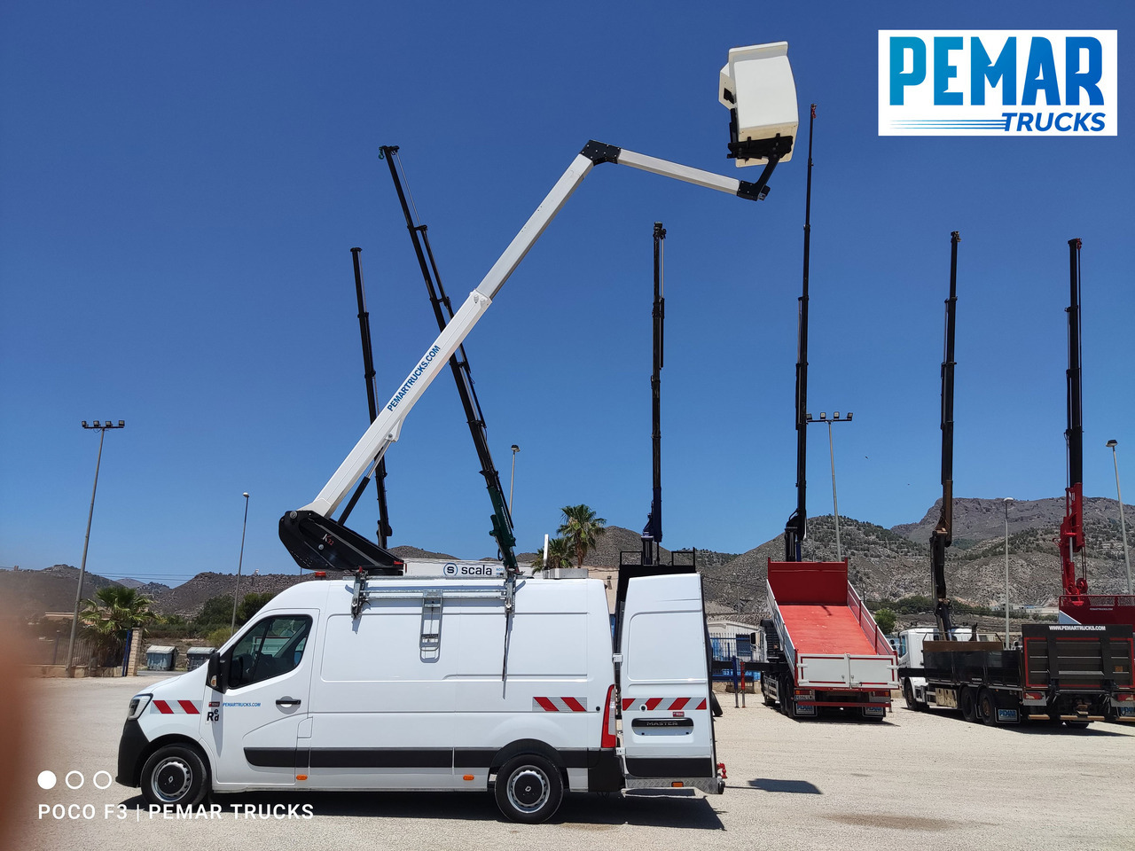 Furgoneta de pasajeros RENAULT MASTER 2.3 DCI CESTA ELEVADORA  PORTAPERSONAS 150 CV: foto 17