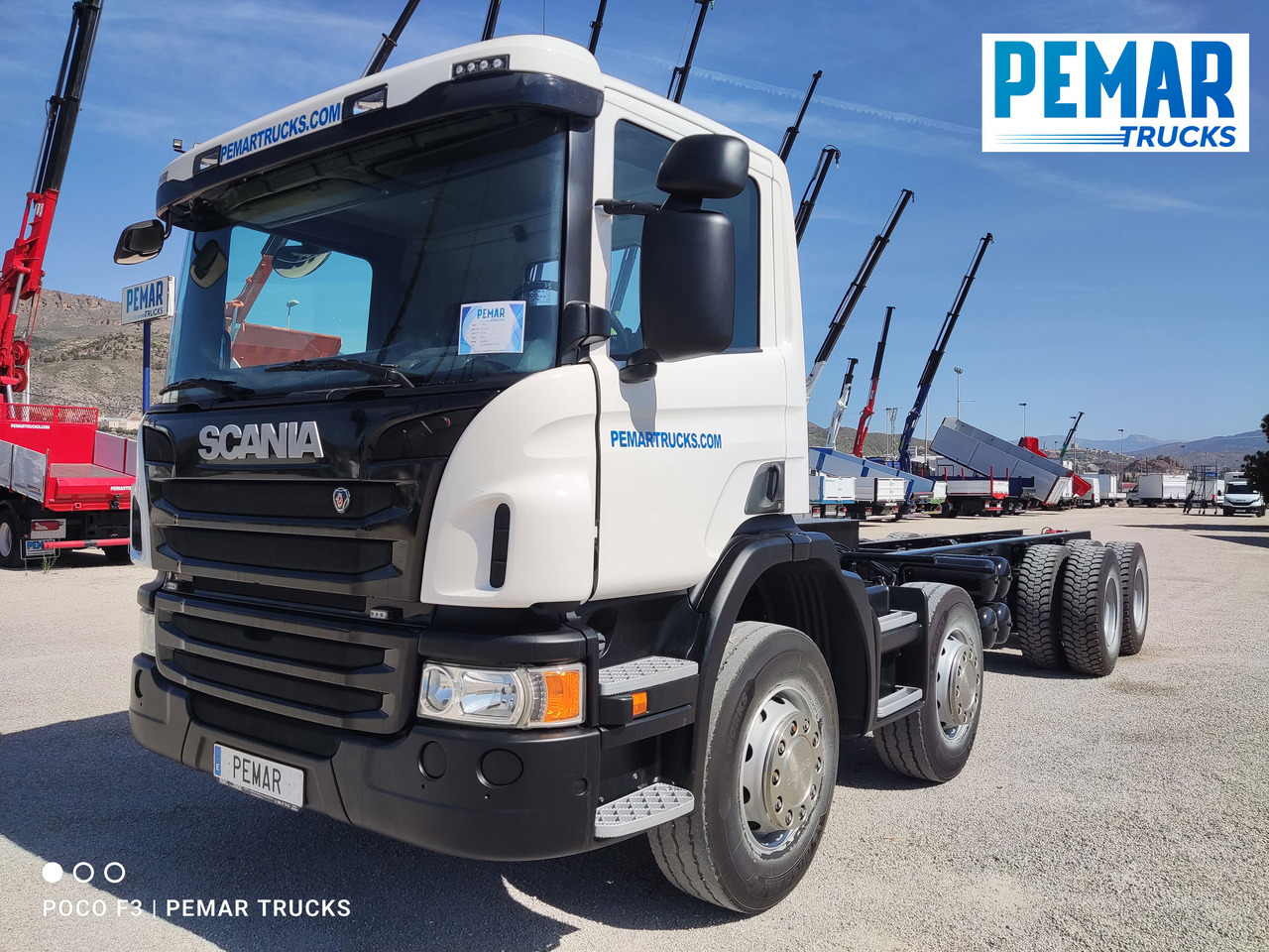 SCANIA P 410 8X4 CHASIS EURO 6 - Chasis camión: foto 1 SCANIA P 410 8X4 CHASIS EURO 6 - Chasis camión: foto 1