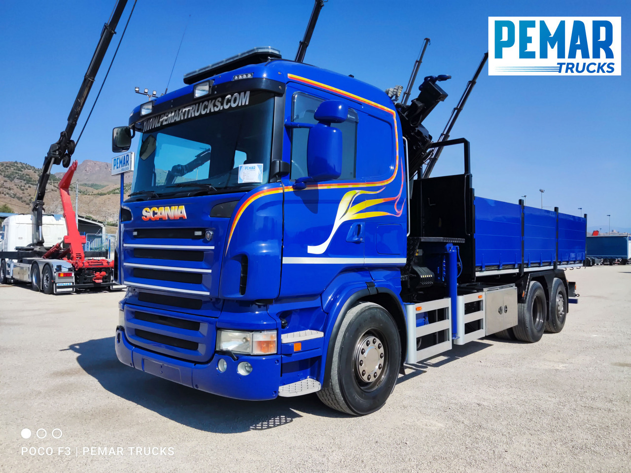 SCANIA R 420 6X2 GRUA PALFINGER PK 23002 BASCULANTE - Volquete camión, Camión grúa: foto 2 SCANIA R 420 6X2 GRUA PALFINGER PK 23002 BASCULANTE - Volquete camión, Camión grúa: foto 2