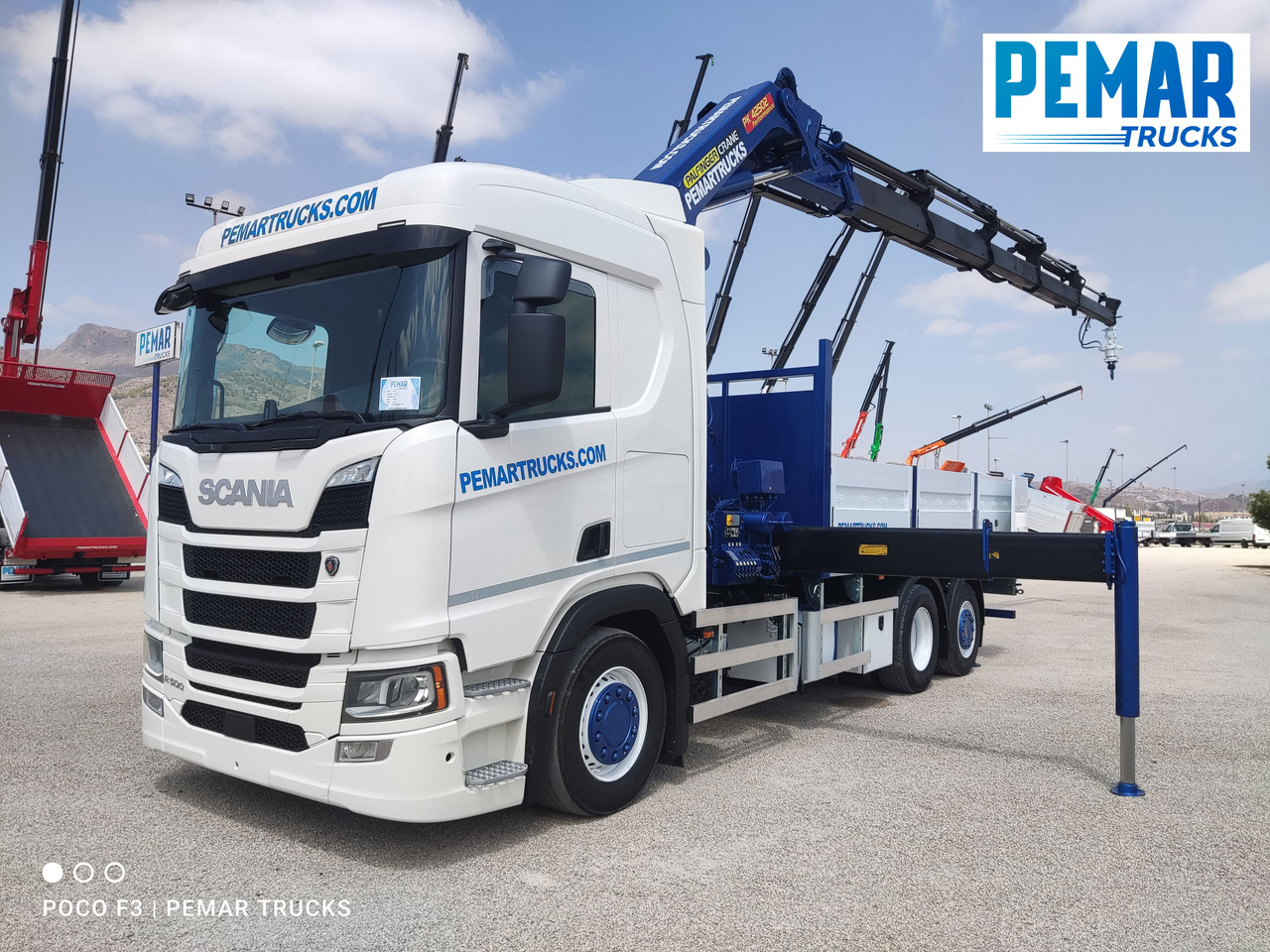 Camión grúa SCANIA R 500 6X2 GRUA CAJA FIJA EURO 6: foto 1