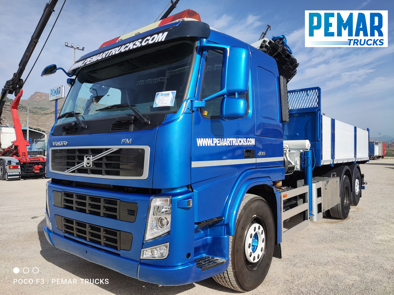 VOLVO FM 400 6X2 GRUA PALFINGER PK 23002 BASCULANTE - Volquete camión, Camión grúa: foto 2 VOLVO FM 400 6X2 GRUA PALFINGER PK 23002 BASCULANTE - Volquete camión, Camión grúa: foto 2