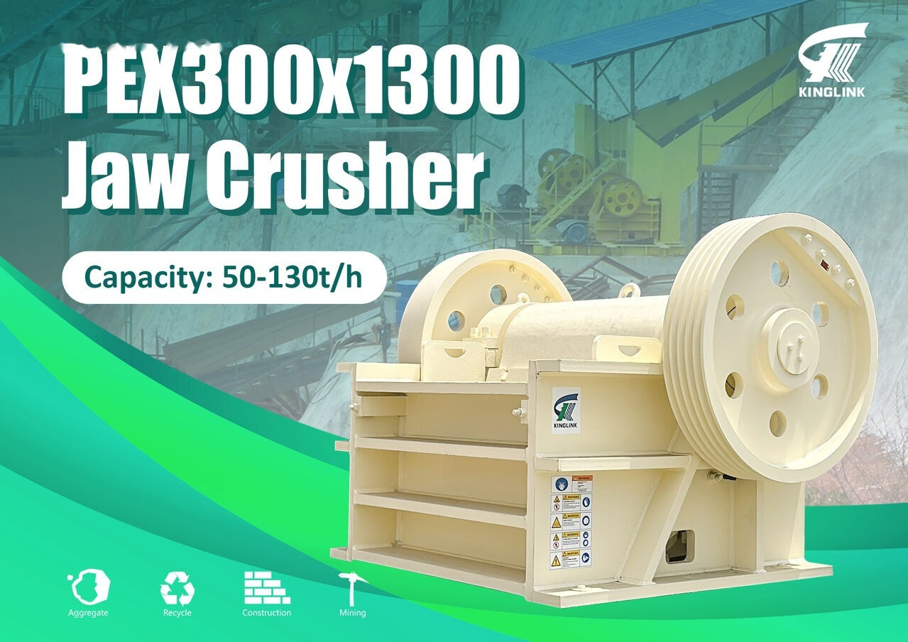 Kinglink PEX1251 | PEX300x1300 Secondary Stone Jaw Crusher - Trituradora de mandíbula: foto 1 Kinglink PEX1251 | PEX300x1300 Secondary Stone Jaw Crusher - Trituradora de mandíbula: foto 1