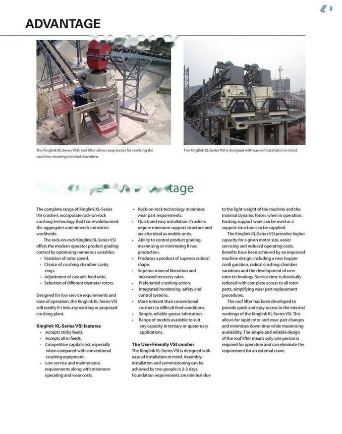 Kinglink VSI Crusher KL8 for making sand and aggregate shaping - Trituradora de impacto: foto 5 Kinglink VSI Crusher KL8 for making sand and aggregate shaping - Trituradora de impacto: foto 5