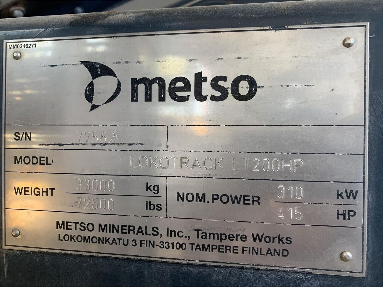 Metso LT200HP - Trituradora móvil: foto 2 Metso LT200HP - Trituradora móvil: foto 2