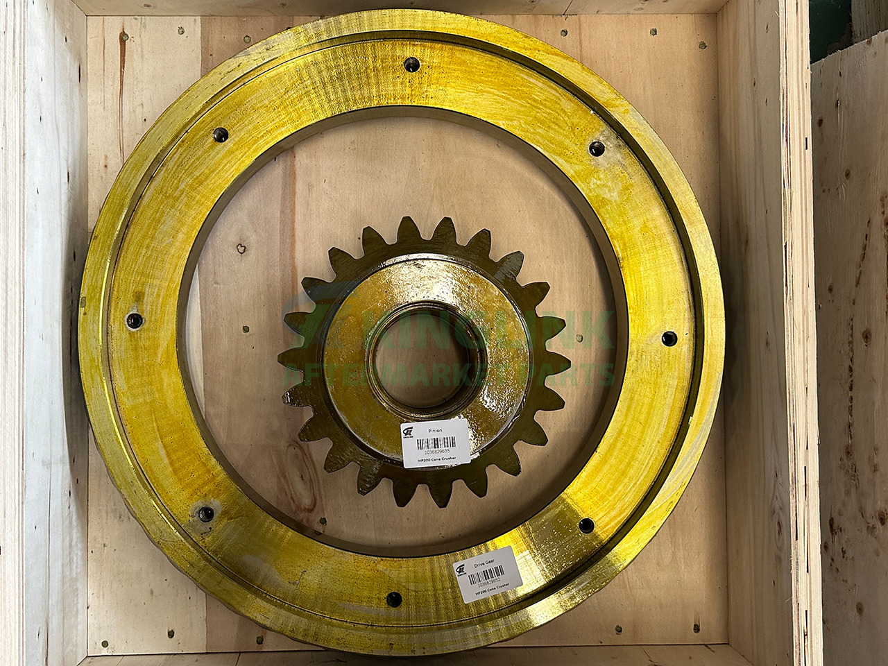 KINGLINK Copper Alloy Drive Gear 1036829652 1036829635 For HP200 Cone Crusher - Piezas de recambio para Maquinaria de construcción: foto 1 KINGLINK Copper Alloy Drive Gear 1036829652 1036829635 For HP200 Cone Crusher - Piezas de recambio para Maquinaria de construcción: foto 1