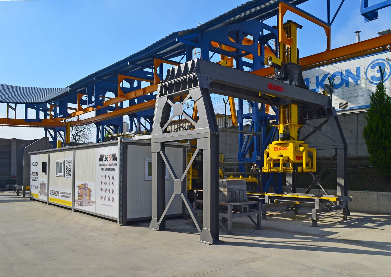 ELKON ELKOBLOCK-S36 FULLY AUTOMATIC SINGLE LAYER Concrete Block Machine - Máquina bloquera: foto 5 ELKON ELKOBLOCK-S36 FULLY AUTOMATIC SINGLE LAYER Concrete Block Machine - Máquina bloquera: foto 5