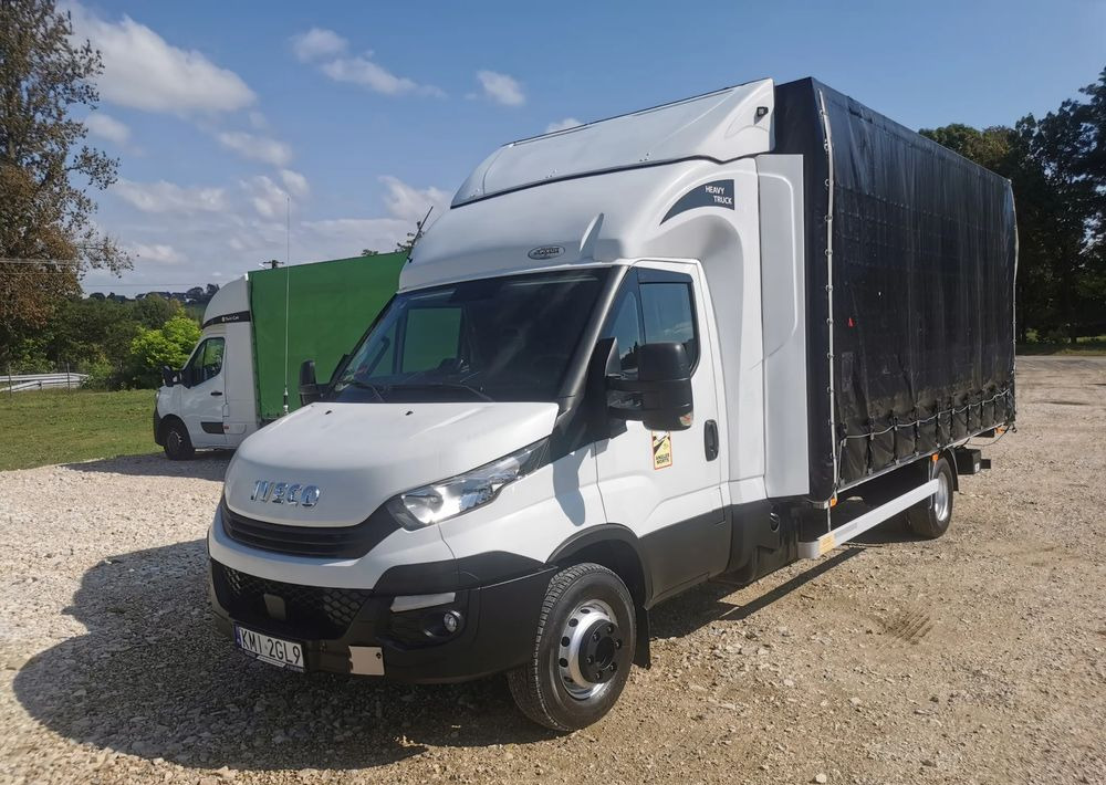 Iveco Daily 70C18 firana Winda 1.000kg Dhollandia wejkama 12pal - Camión lona: foto 1 Iveco Daily 70C18 firana Winda 1.000kg Dhollandia wejkama 12pal - Camión lona: foto 1