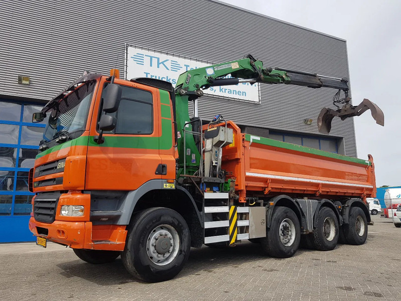 Ginaf X 4343 TS 8x6 Kipper kraan HMF 2020 - Volquete camión: foto 1 Ginaf X 4343 TS 8x6 Kipper kraan HMF 2020 - Volquete camión: foto 1