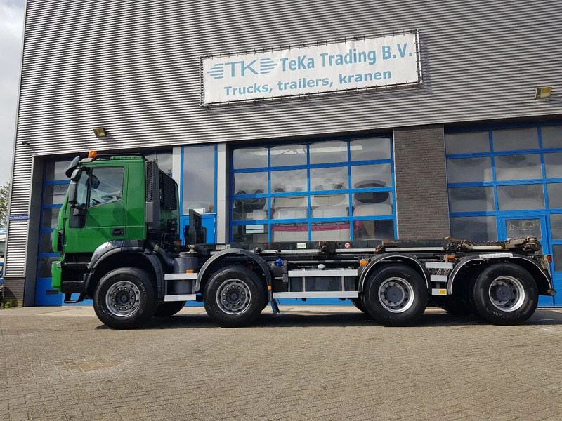 Iveco Stralis 450 8x4 Steel Nieuwe Apk/TÜV 430.000 km kettingsyst 30 t - Portacontenedore/ Intercambiable camión: foto 3 Iveco Stralis 450 8x4 Steel Nieuwe Apk/TÜV 430.000 km kettingsyst 30 t - Portacontenedore/ Intercambiable camión: foto 3