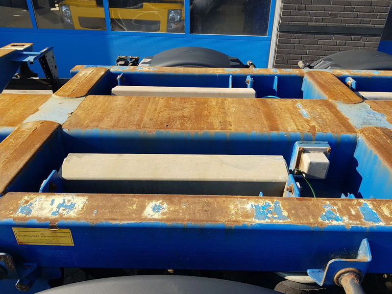 Portacontenedore/ Intercambiable semirremolque Pacton T3-010 Multi chassis Liftas BPW drum: foto 14
