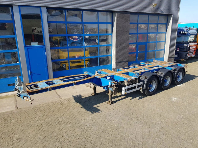 Pacton T3-010 Multi chassis Liftas BPW drum - Portacontenedore/ Intercambiable semirremolque: foto 1 Pacton T3-010 Multi chassis Liftas BPW drum - Portacontenedore/ Intercambiable semirremolque: foto 1