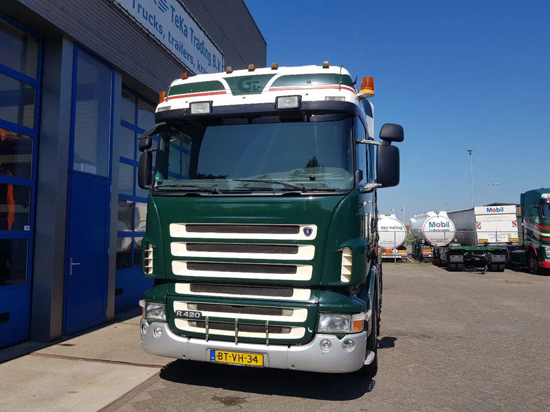Scania R420 8x2 HIAB 800E-7 Hipro 80 ton/meter Winch Retarder - Camión caja abierta: foto 4 Scania R420 8x2 HIAB 800E-7 Hipro 80 ton/meter Winch Retarder - Camión caja abierta: foto 4