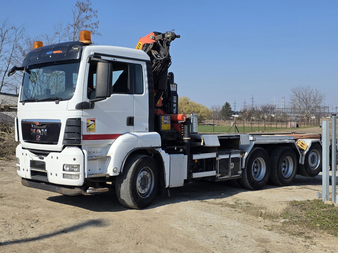 MAN TGS 32.400 TGS 32.400 HOOK SYSTEM / PALFINGER PK 23001 REMOTE TOP TOP - Multibasculante camión, Camión grúa: foto 2 MAN TGS 32.400 TGS 32.400 HOOK SYSTEM / PALFINGER PK 23001 REMOTE TOP TOP - Multibasculante camión, Camión grúa: foto 2