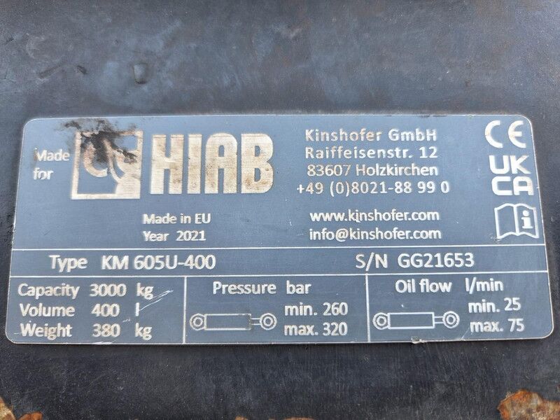 Hiab GREIFER - Pinza de manipulación para Maquinaria de construcción: foto 3 Hiab GREIFER - Pinza de manipulación para Maquinaria de construcción: foto 3