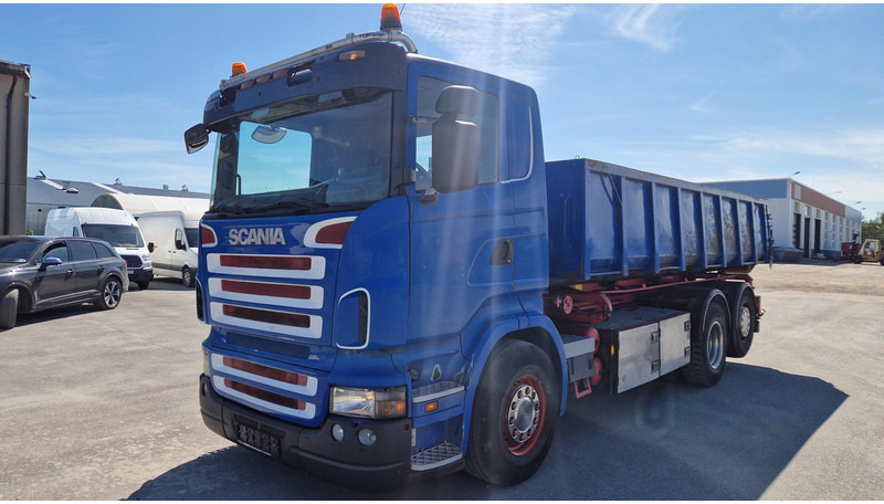 Scania R340 6X2*4 + Container - Camión con equipo de cable: foto 1 Scania R340 6X2*4 + Container - Camión con equipo de cable: foto 1