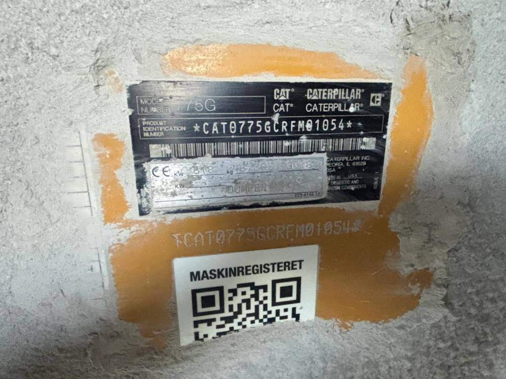 CAT 775 G (Coming Soon) - Dúmper rígido: foto 3 CAT 775 G (Coming Soon) - Dúmper rígido: foto 3