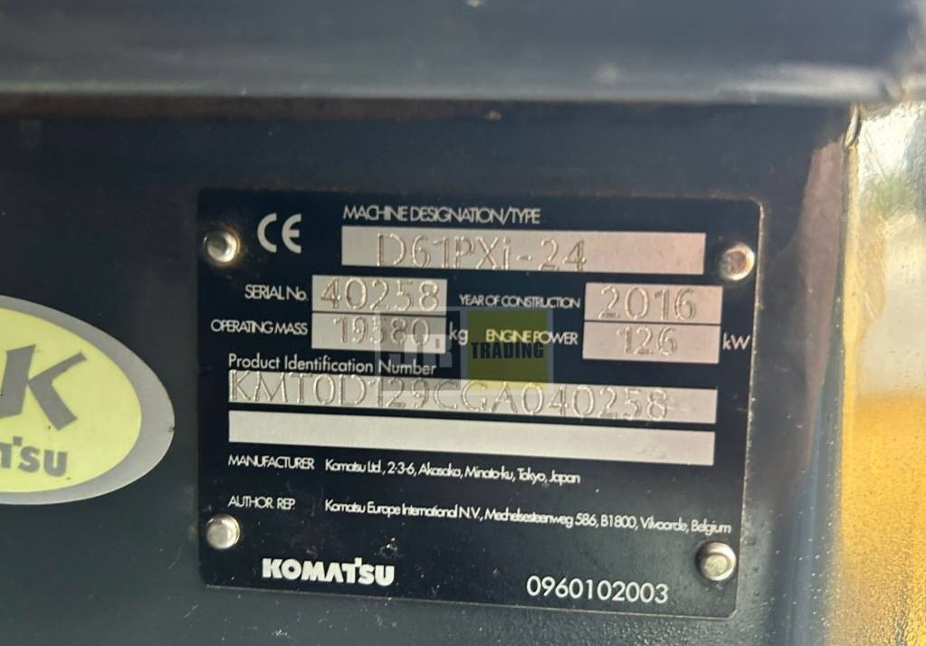 Bulldozer Komatsu D 61 PXI-24 (Topcon intelligent system): foto 6