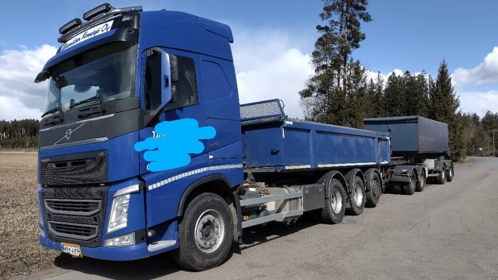 Volvo FH540 8x4 +2+2 kärry KHT autom kasetti - Volquete camión: foto 1 Volvo FH540 8x4 +2+2 kärry KHT autom kasetti - Volquete camión: foto 1