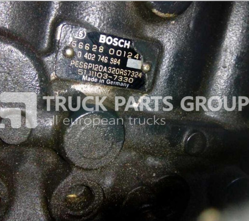 BOSCH MAN fuel pump, 0402746984, D0826LFL03, 162 KW (220PS) EURO2, 511 fuel pump - Bomba de combustible para Camión: foto 1 BOSCH MAN fuel pump, 0402746984, D0826LFL03, 162 KW (220PS) EURO2, 511 fuel pump - Bomba de combustible para Camión: foto 1