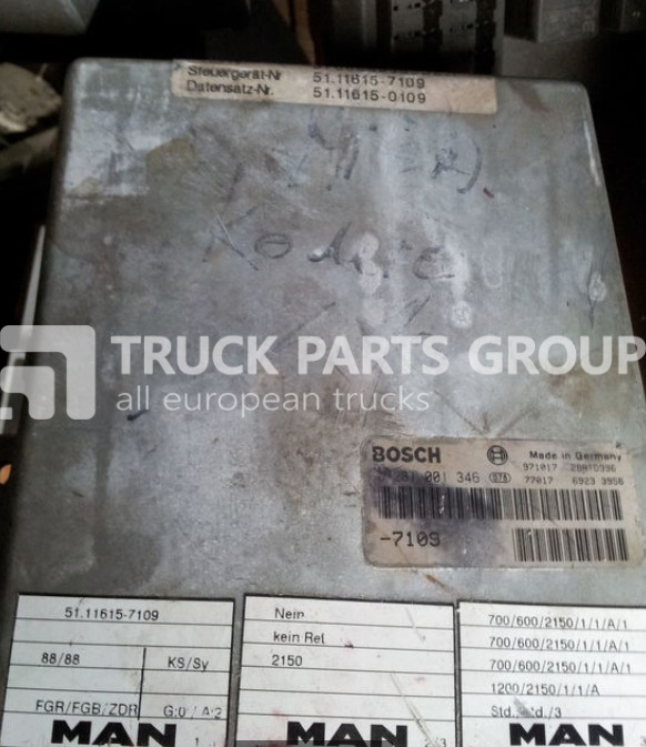 MAN ECU EDC, engine control unit 4 series , L2000, 51116167173, 5111 control unit - Unidad de control para Camión: foto 5 MAN ECU EDC, engine control unit 4 series , L2000, 51116167173, 5111 control unit - Unidad de control para Camión: foto 5