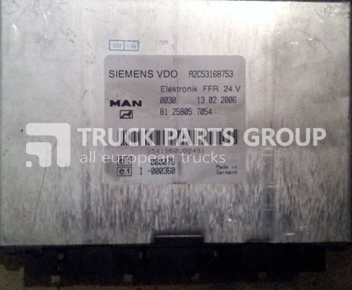 MAN TGA, TGX, ECU, EDC control unit FFR, 81258057052, 81258057054, 8 control unit - Unidad de control para Camión: foto 4 MAN TGA, TGX, ECU, EDC control unit FFR, 81258057052, 81258057054, 8 control unit - Unidad de control para Camión: foto 4