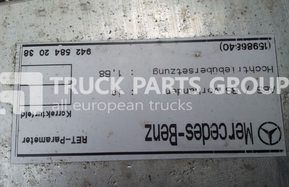 MERCEDES-BENZ Mercedes Actros MP1, MP2, MP3 retarder control unit VOITH, , 534 control unit - Unidad de control para Camión: foto 2 MERCEDES-BENZ Mercedes Actros MP1, MP2, MP3 retarder control unit VOITH, , 534 control unit - Unidad de control para Camión: foto 2