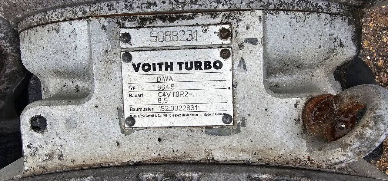 Piezas de recambio para Camión MAN MAN VOITH TURBO gearbox type 864,5 DIWA, 5125796, 5088231, C4VT0R2-8,5, 5887113, 5071864, 81330016679, 5096411, 5125796, 1520026291, 6894672, 1520022011, 5887113, 1520022831, 5088231, 5071864, 8133001: foto 6