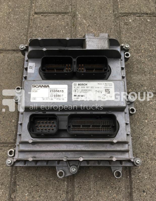 Scania P, T, G series EURO6, EURO 6 emission GAS powered ECU OCS engine control unit, ECU, EDC, EMS, OC09 engine 2293507, OSC1, ignition module, by BOSCH 0281020907, 2190078, 2279309, 2385579, 2635351 - Unidad de control para Camión: foto 1 Scania P, T, G series EURO6, EURO 6 emission GAS powered ECU OCS engine control unit, ECU, EDC, EMS, OC09 engine 2293507, OSC1, ignition module, by BOSCH 0281020907, 2190078, 2279309, 2385579, 2635351 - Unidad de control para Camión: foto 1
