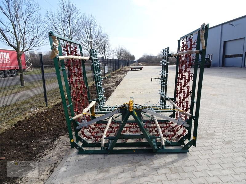 Rastra de cadenas nuevo Vemac Wiesenschleppe Wiesenstriegel Striegel 4m hydraulisch NEU: foto 9
