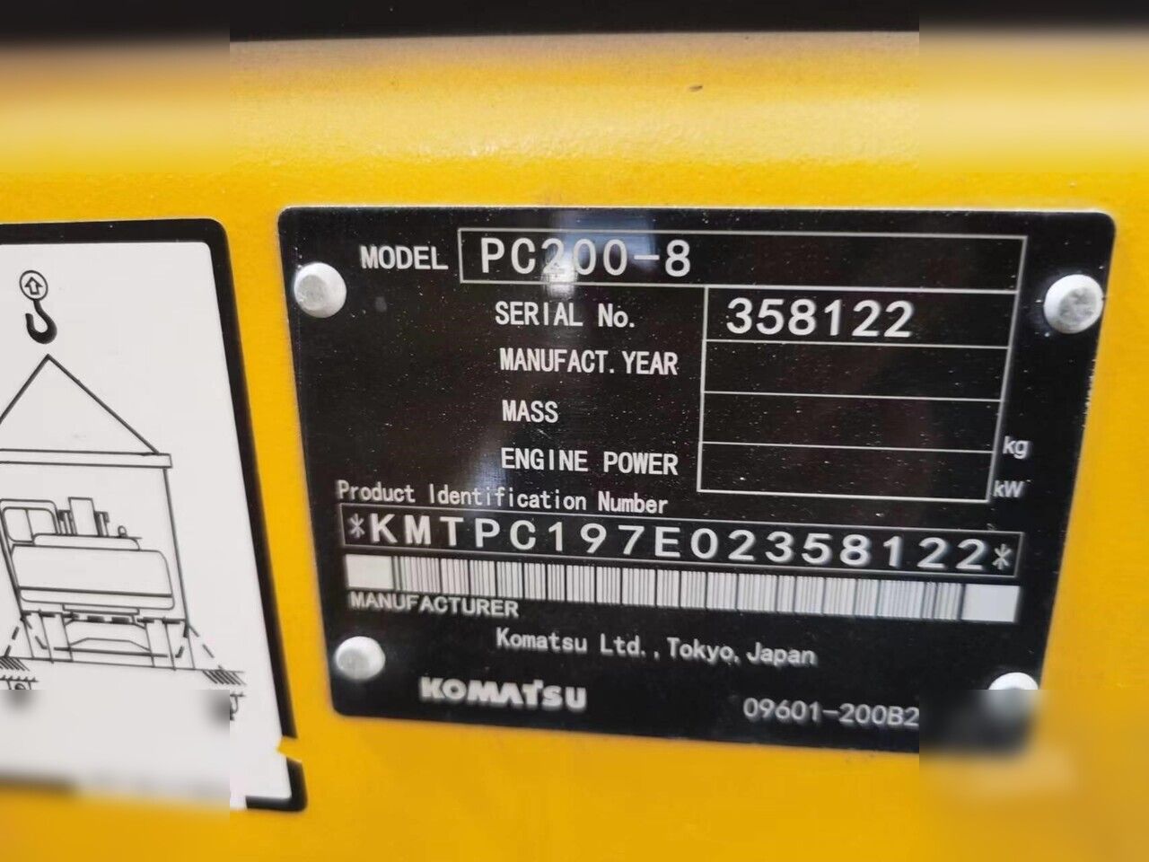 KOMATSU PC200 - Excavadora de cadenas: foto 3 KOMATSU PC200 - Excavadora de cadenas: foto 3