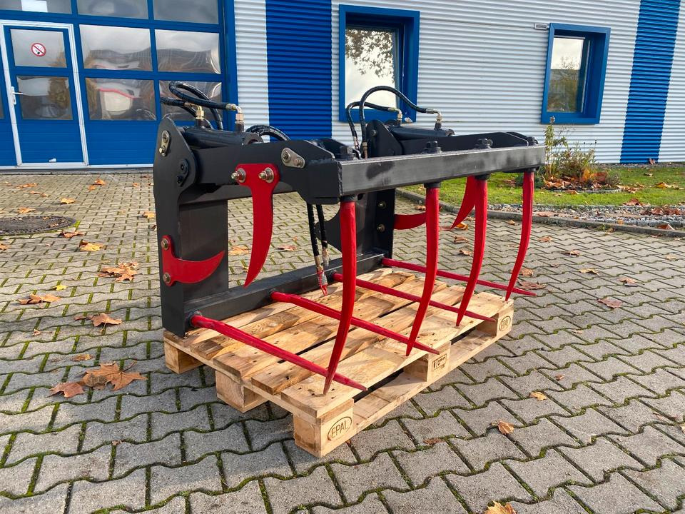 Greifschaufel Krokodilgebiss Dunggabel 1200mm EURO-Aufnahme *INKL.19% MWST* - Equipo para silos: foto 1 Greifschaufel Krokodilgebiss Dunggabel 1200mm EURO-Aufnahme *INKL.19% MWST* - Equipo para silos: foto 1