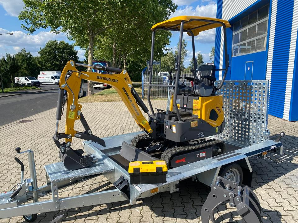 Minibagger BK1000JSR + Tieflader + Zubehör *HERBSTAKTION*INKL.19% MWST*BERGER KRAUS*VERSTELLFAHRWERK* - Miniexcavadora: foto 3 Minibagger BK1000JSR + Tieflader + Zubehör *HERBSTAKTION*INKL.19% MWST*BERGER KRAUS*VERSTELLFAHRWERK* - Miniexcavadora: foto 3