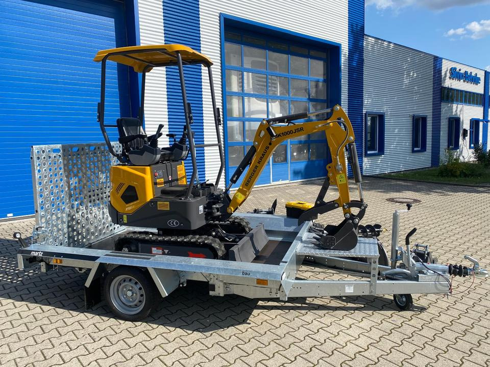 Minibagger BK1000JSR + Tieflader + Zubehör *HERBSTAKTION*INKL.19% MWST*BERGER KRAUS*VERSTELLFAHRWERK* - Miniexcavadora: foto 5 Minibagger BK1000JSR + Tieflader + Zubehör *HERBSTAKTION*INKL.19% MWST*BERGER KRAUS*VERSTELLFAHRWERK* - Miniexcavadora: foto 5