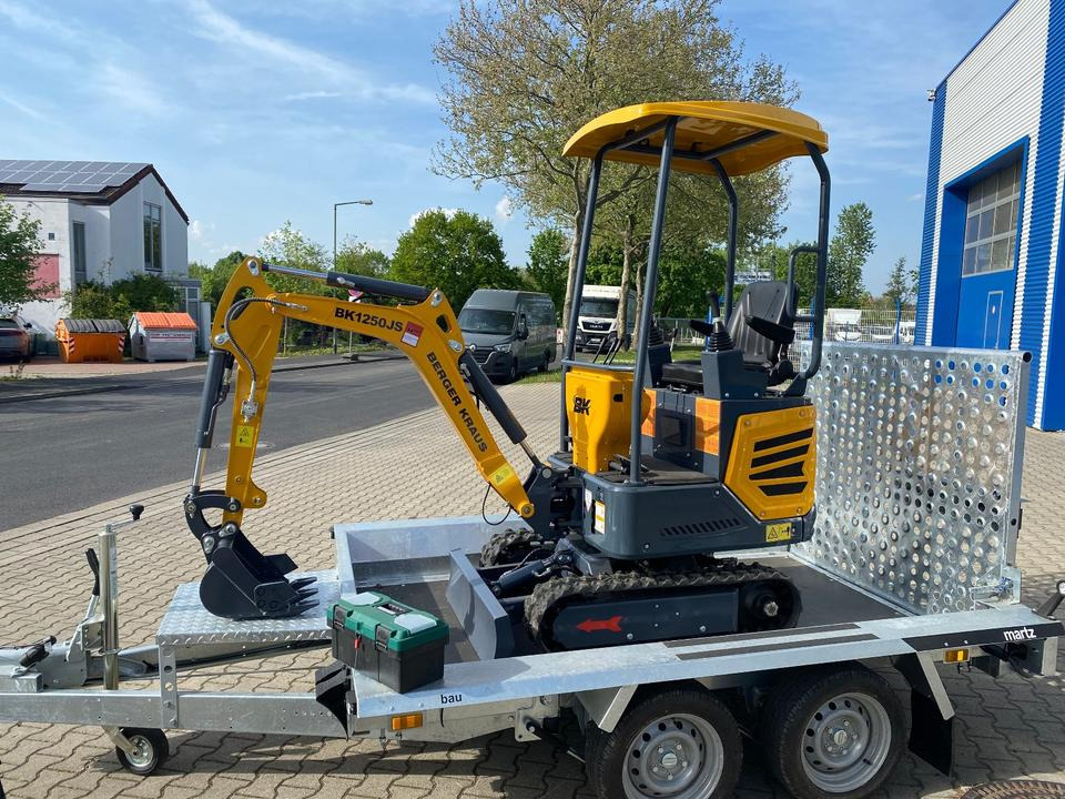 Minibagger BK1250JS + Tieflader + Zubehör *INKL.19% MWST*KUBOTA*BERGER KRAUS*JOYSTICK*SOFORT!* - Miniexcavadora, Remolque: foto 5 Minibagger BK1250JS + Tieflader + Zubehör *INKL.19% MWST*KUBOTA*BERGER KRAUS*JOYSTICK*SOFORT!* - Miniexcavadora, Remolque: foto 5