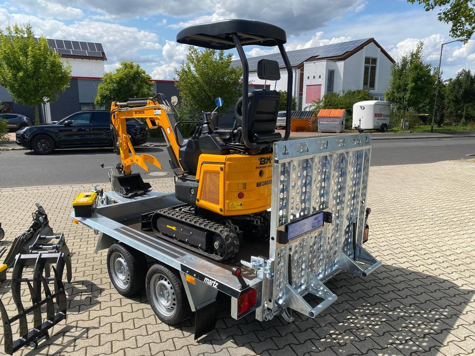 Miniexcavadora Minibagger BK1300JSR + Tieflader + Zubehör *INKL.19% MWST*BERGER KRAUS*VERSTELLFAHRWERK* KUBOTA*SOFORT!*: foto 6