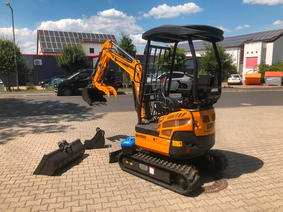 Minibagger BK1700JS + Schaufelpaket *INKL.19% MWST*BERGER KRAUS*KUBOTA*JOYST*SOFORT! - Miniexcavadora: foto 5 Minibagger BK1700JS + Schaufelpaket *INKL.19% MWST*BERGER KRAUS*KUBOTA*JOYST*SOFORT! - Miniexcavadora: foto 5