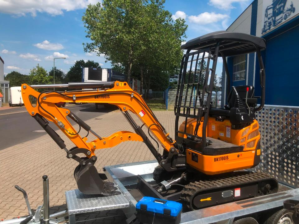 Minibagger BK1700JS +Tieflader +Zubehör *INKL.19% MWST*BERGER KRAUS*KUBOTA*JOYST*SOFORT! - Miniexcavadora, Remolque: foto 5 Minibagger BK1700JS +Tieflader +Zubehör *INKL.19% MWST*BERGER KRAUS*KUBOTA*JOYST*SOFORT! - Miniexcavadora, Remolque: foto 5