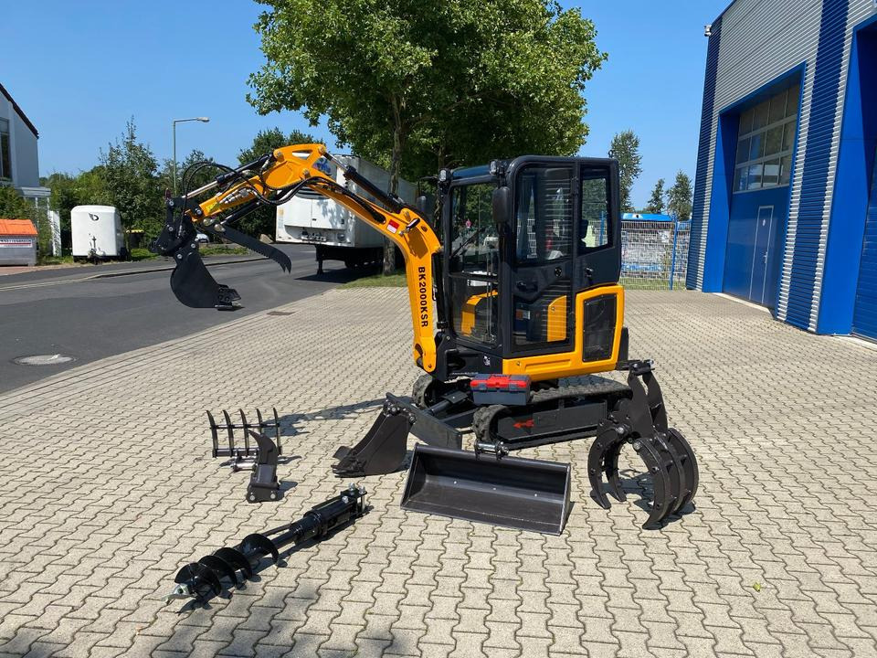 Miniexcavadora Minibagger BK2000KSR inkl. Zubehörpaket *INKL.19% MWST*BERGER KRAUS*YANMAR*SCHWENKARM* VERSTELLFAHRWERK*: foto 1