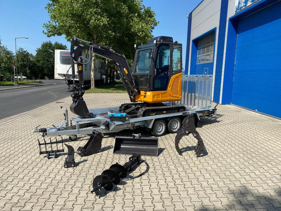 Minibagger BK2800ASR + Tieflader + Zubehör *INKL.19% MWST*BERGER KRAUS*KUBOTA*SCHWENKARM* VERSTELLFAHRWERK*KLIMA* - Miniexcavadora: foto 1 Minibagger BK2800ASR + Tieflader + Zubehör *INKL.19% MWST*BERGER KRAUS*KUBOTA*SCHWENKARM* VERSTELLFAHRWERK*KLIMA* - Miniexcavadora: foto 1