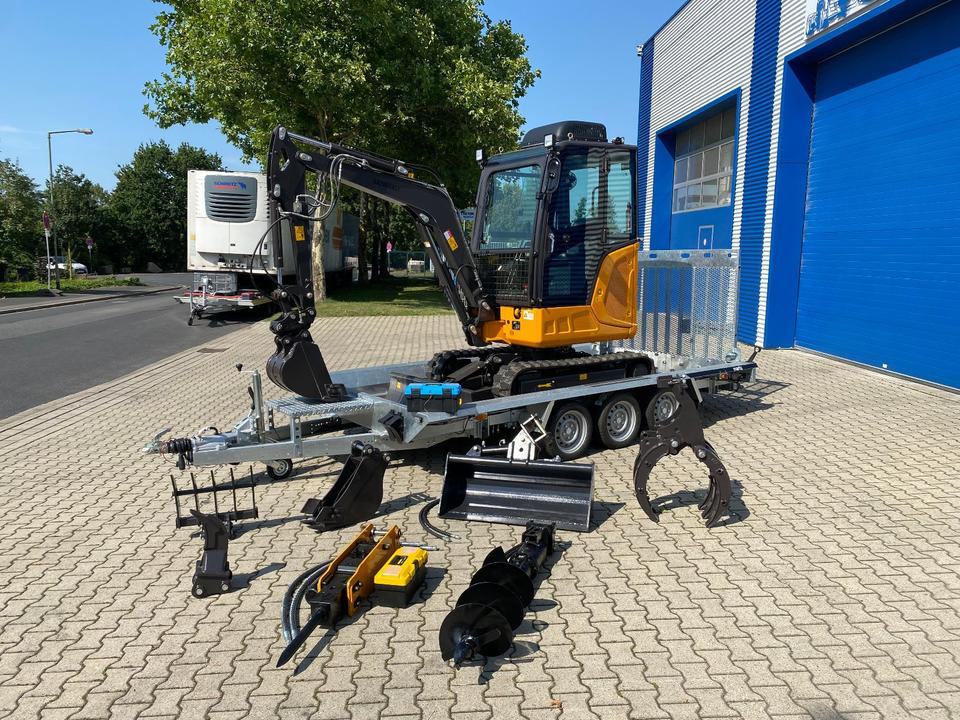 Minibagger BK2800ASR + Tieflader + Zubehör *INKL.19% MWST*BERGER KRAUS*KUBOTA*SCHWENKARM* VERSTELLFAHRWERK*KLIMA* - Miniexcavadora: foto 1 Minibagger BK2800ASR + Tieflader + Zubehör *INKL.19% MWST*BERGER KRAUS*KUBOTA*SCHWENKARM* VERSTELLFAHRWERK*KLIMA* - Miniexcavadora: foto 1