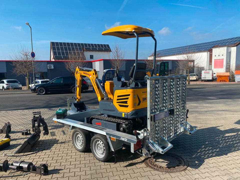 Minibagger BK950JS + Tieflader + Zubehör *INKL.19% MWST*BERGER KRAUS*JOYSTICK*SOFORT!* - Miniexcavadora, Remolque: foto 5 Minibagger BK950JS + Tieflader + Zubehör *INKL.19% MWST*BERGER KRAUS*JOYSTICK*SOFORT!* - Miniexcavadora, Remolque: foto 5