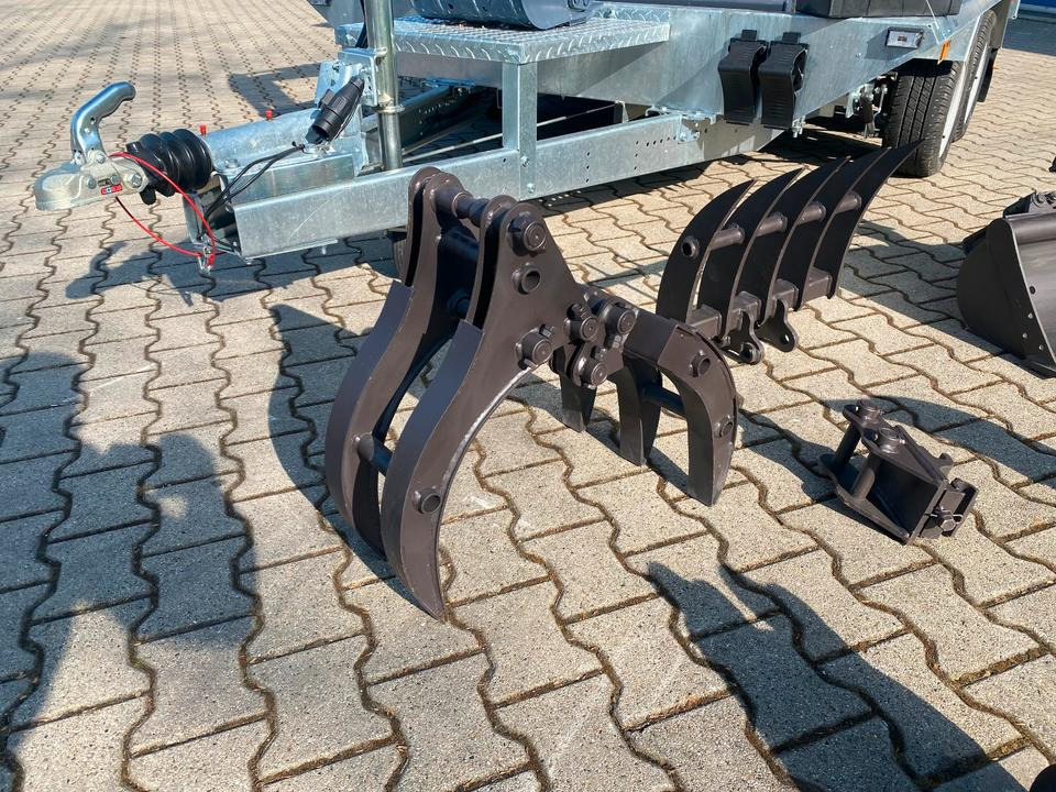 Minibagger BK950JS + Tieflader + Zubehör *INKL.19% MWST*BERGER KRAUS*JOYSTICK*SOFORT!* - Miniexcavadora, Remolque: foto 4 Minibagger BK950JS + Tieflader + Zubehör *INKL.19% MWST*BERGER KRAUS*JOYSTICK*SOFORT!* - Miniexcavadora, Remolque: foto 4