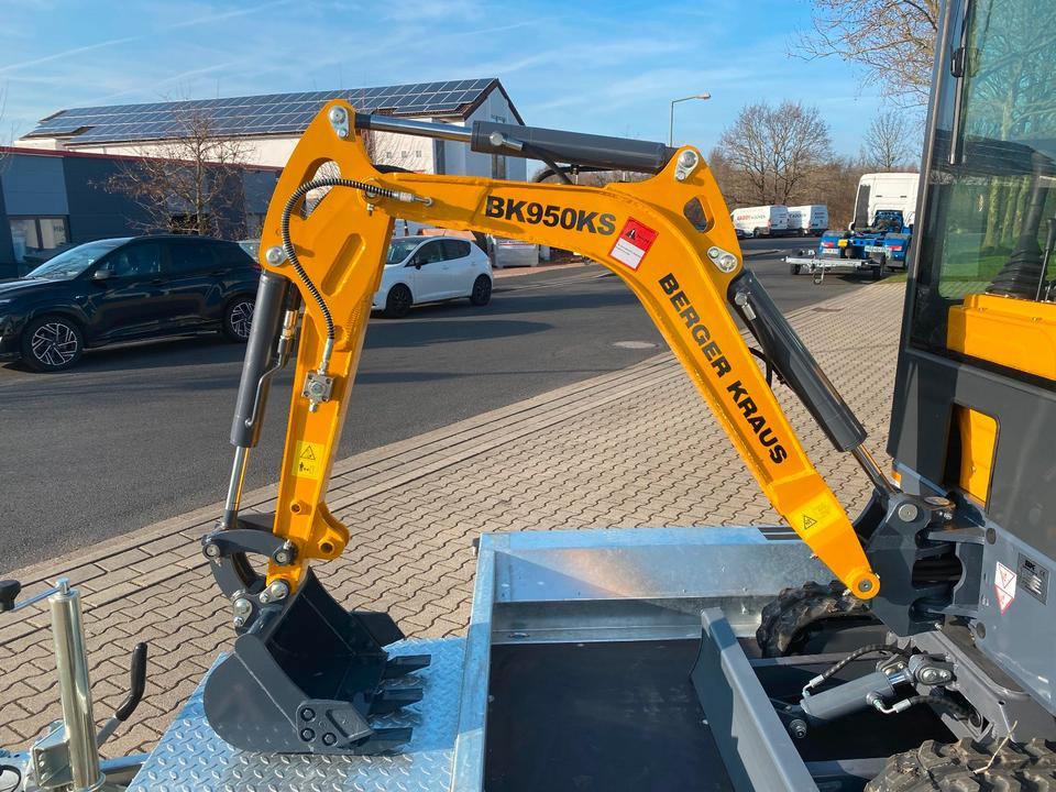 Miniexcavadora Minibagger BK950KS + Tieflader + Zubehör *INKL.19% MWST*BERGER KRAUS*KABINE*SOFORT!*: foto 9