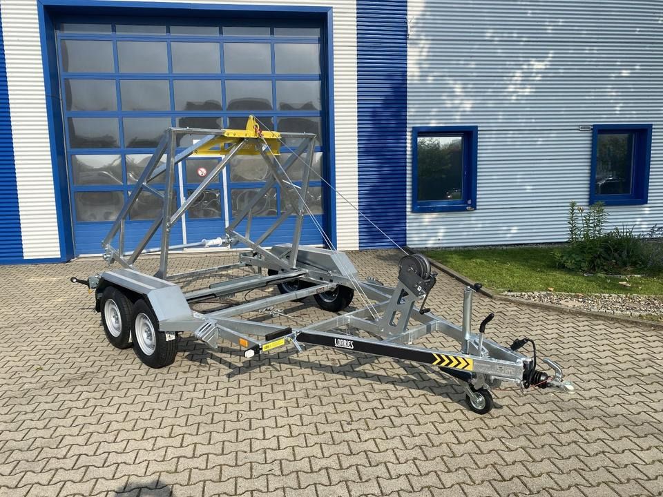 Remolque portabobinas Vermietung / Kabelanhänger 2700KG / Nutzlast 2094KG / Kabeltrommel-Anhänger / Glasfaser/ 3 Tage: foto 8 Remolque portabobinas Vermietung / Kabelanhänger 2700KG / Nutzlast 2094KG / Kabeltrommel-Anhänger / Glasfaser/ 3 Tage: foto 8