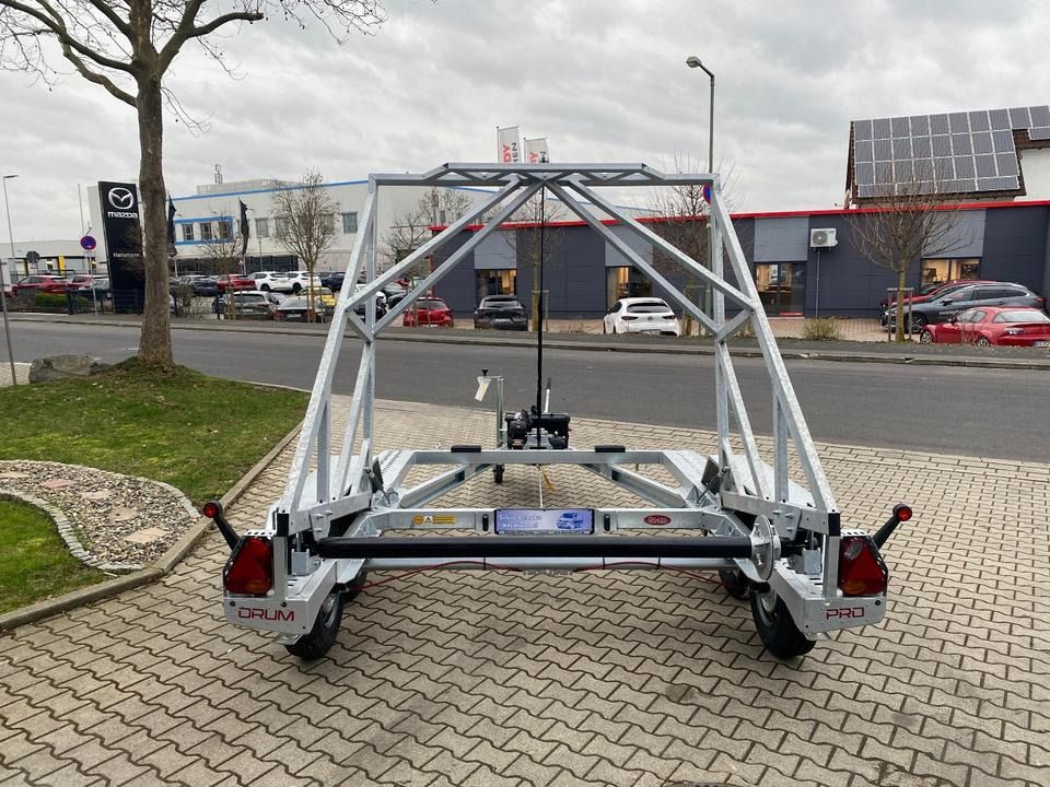 Remolque portabobinas Vermietung / Kabelanhänger 3500KG E-Winde / Nutzlast 2749KG / Kabeltrommel-Anhänger / Glasfaser / 1 Woche: foto 12 Remolque portabobinas Vermietung / Kabelanhänger 3500KG E-Winde / Nutzlast 2749KG / Kabeltrommel-Anhänger / Glasfaser / 1 Woche: foto 12